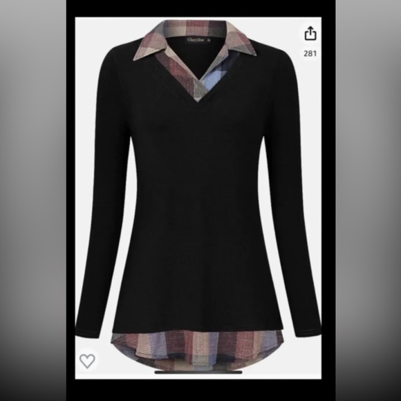 Womens 2 pack twofer blouse. Size Small. Both NEW! - Picture 2 of 5